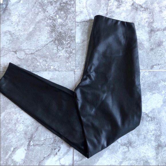 Zara high wasted leather leggings - Picture 4 of 4